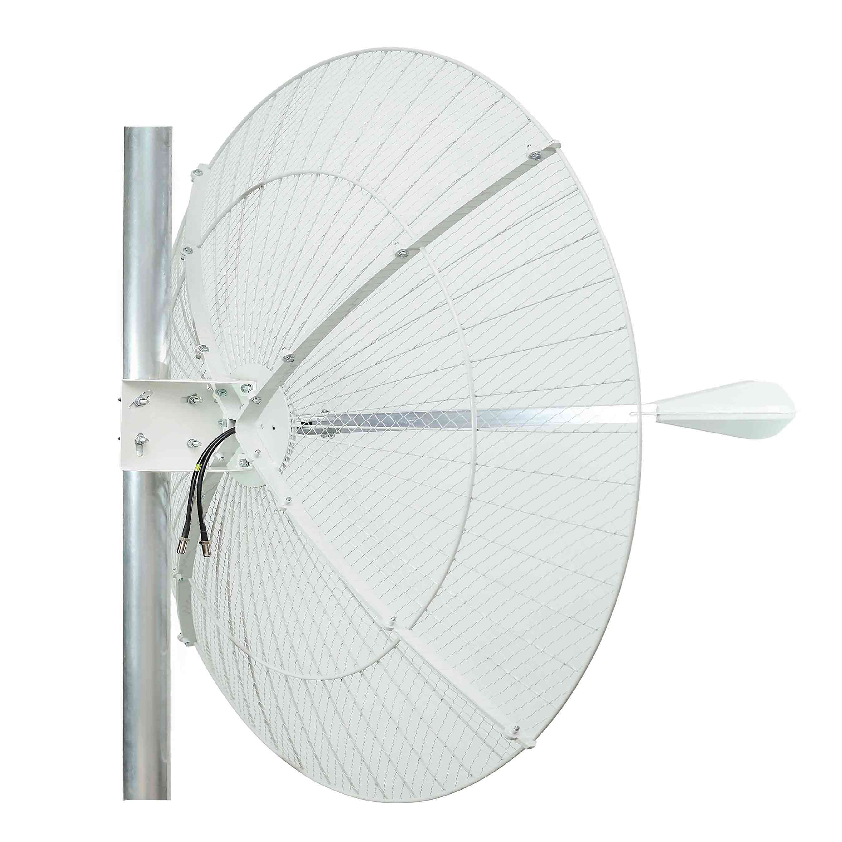 KNA24-1700/2700 - Направленная параболическая 3G/WiFi/4G MIMO антенна KROKS (24 dBi)