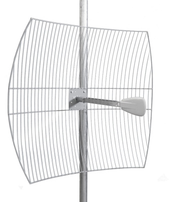Антенна Параболическая сетчатая антенна усилением 27 дБ. MIG 3G LTE WIFI  Parabola 2.6-27 для интернета в доме